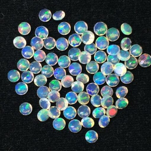 2.75mm ethiopian opal round cut