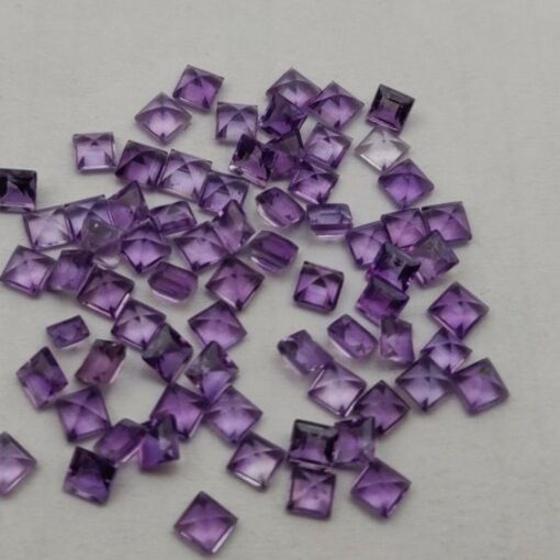 2mm amethyst princess cut