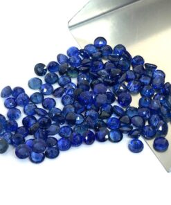 2mm blue sapphire round cut