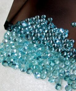 3.5mm blue apatite round cut