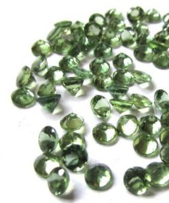 3mm green apatite round cut