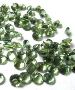 4mm green apatite round cut