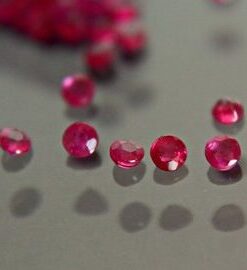 4mm burma ruby round cut