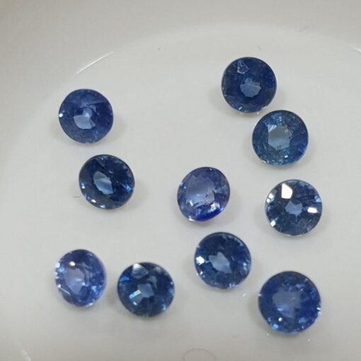 5mm blue sapphire round cut