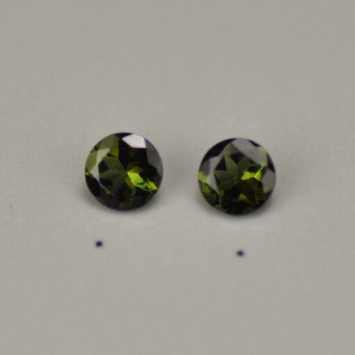 6mm green tourmaline round cut