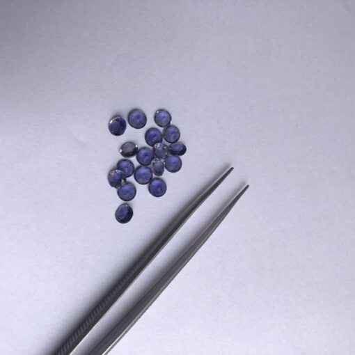 2.75mm iolite round cut