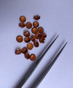 6mm brandy citrine round cut