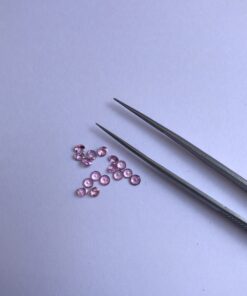 2.25mm pink tourmaline round cut