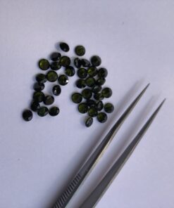 3mm green tourmaline round cut