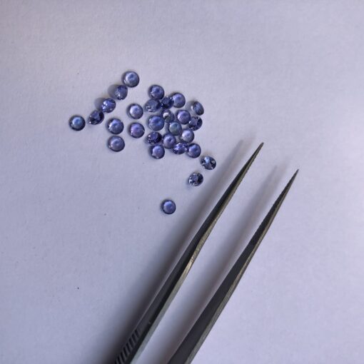 3mm tanzanite round cut