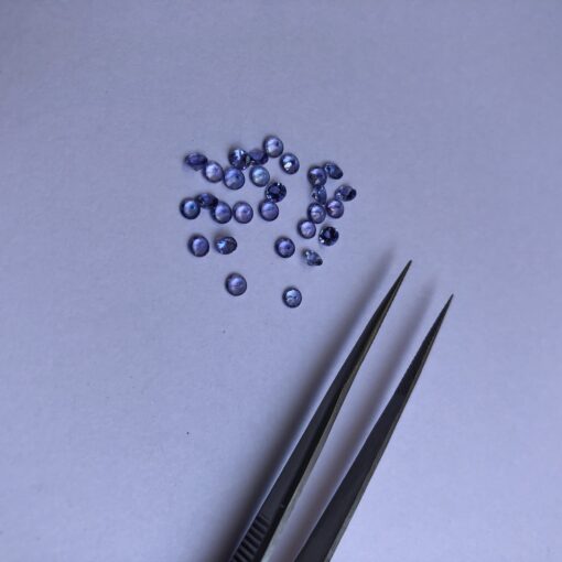 2mm tanzanite round cut