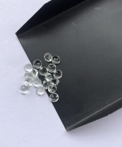 5mm green amethyst round cut