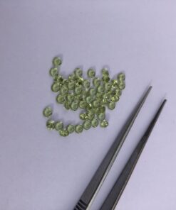 2.25mm peridot round cut