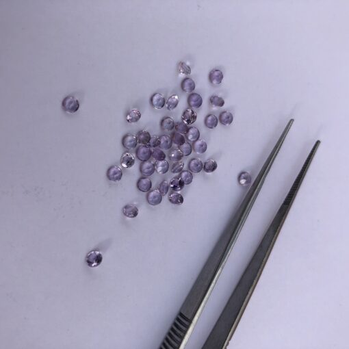 2.25mm amethyst round cut