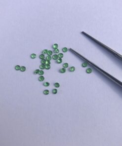 1.5mm tsavorite garnet round cut