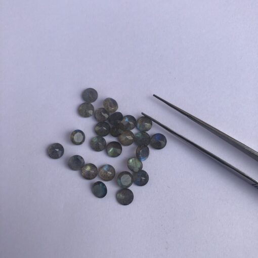 3.5mm labradorite round cut