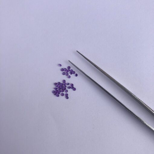 1.5mm african amethyst round cut