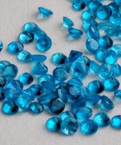 4mm neon apatite round cut