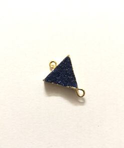 10mm purple druzy triangle
