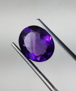 12x10mm african amethyst oval cut