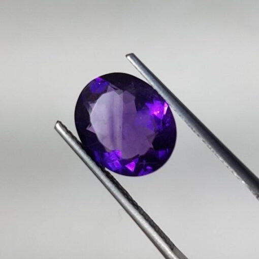 12x10mm african amethyst oval cut