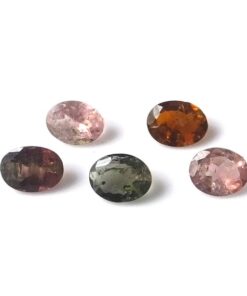 14x10mm Natural Multi Tourmaline Faceted Oval Cut Gemstone