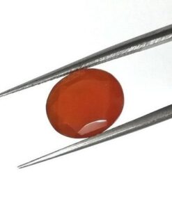 14x10mm Natural Carnelian Faceted Oval Cut Gemstone