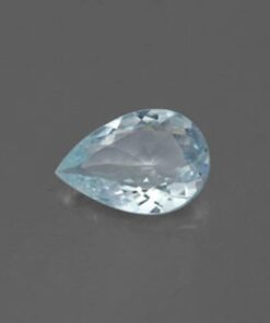 14x10mm Natural Sky Blue Topaz Faceted Pear Cut Gemstone