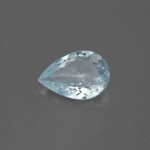 14x10mm Natural Sky Blue Topaz Faceted Pear Cut Gemstone