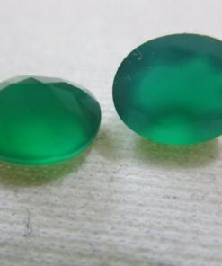 14x10mm green onyx oval cut