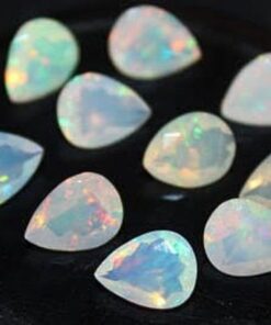 3x4mm Natural Ethiopian Opal Faceted Pear Cut Gemstone