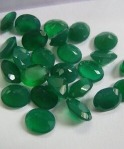 3x4mm green onyx oval cut