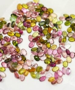 3x5mm Natural Multi Tourmaline Faceted Oval Cut Gemstone