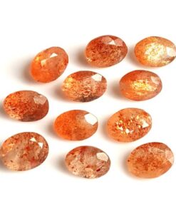 3x5mm Natural Sunstone Oval Faceted Cut Gemstone