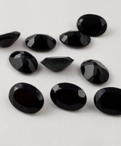 3x5mm black onyx oval cut