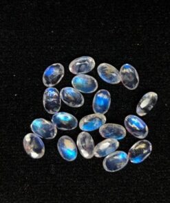 4x6mm rainbow moonstone oval cut