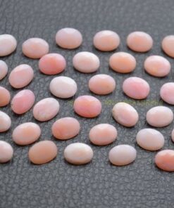 4x6mm Natural Pink Opal Faceted Oval Cut Gemstone