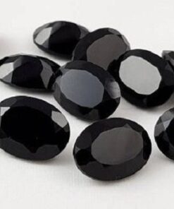 4x6mm black onyx oval cut