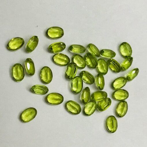 5x7mm peridot oval cut