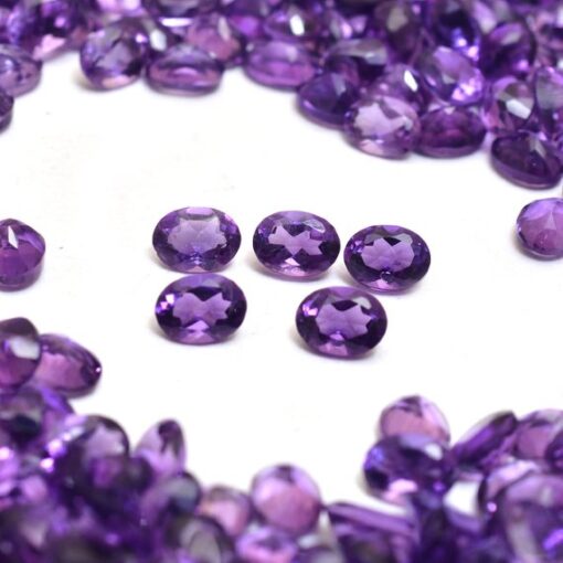 5x7mm african amethyst oval cut