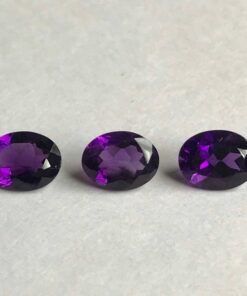 10x8mm african amethyst oval cut