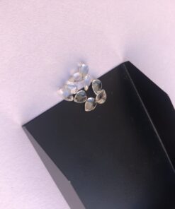 3x5mm Natural Crystal Quartz Faceted Pear Cut Gemstone