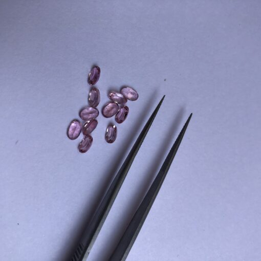 3x4mm Natural Pink Tourmaline Faceted Oval Cut Gemstone