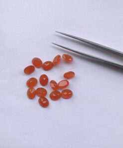 7x5mm carnelian oval cut