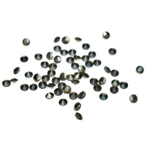 2.25mm Natural Pyrite Faceted Round Gemstone
