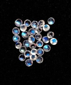 2.25mm Natural Rainbow Moonstone Faceted Round Gemstone