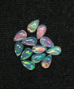 3x5mm Natural Ethiopian Opal Smooth Pear Cabochon