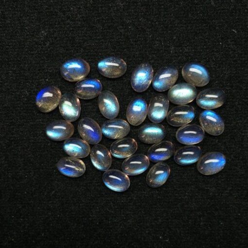 3x5mm Natural Labradorite Smooth Oval Cabochon