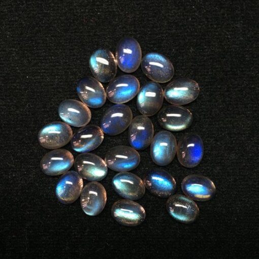 4x5mm Natural Labradorite Smooth Oval Cabochon