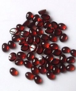 8x6mm Natural Red Garnet Smooth Oval Cabochon